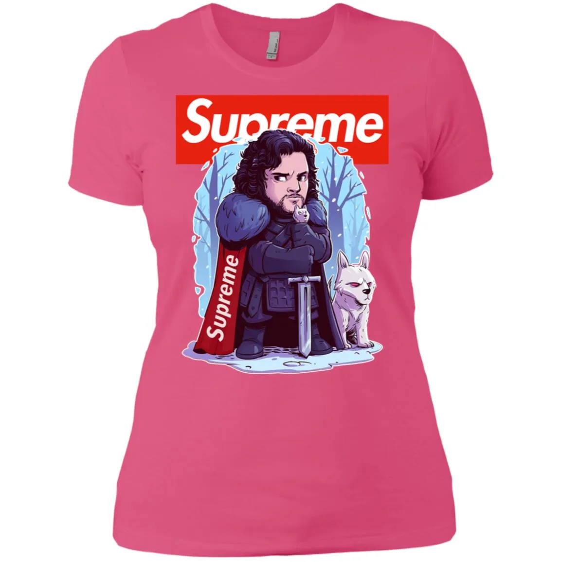 Supreme Game Of Thrones T-shirt Women Cotton T-Shirt