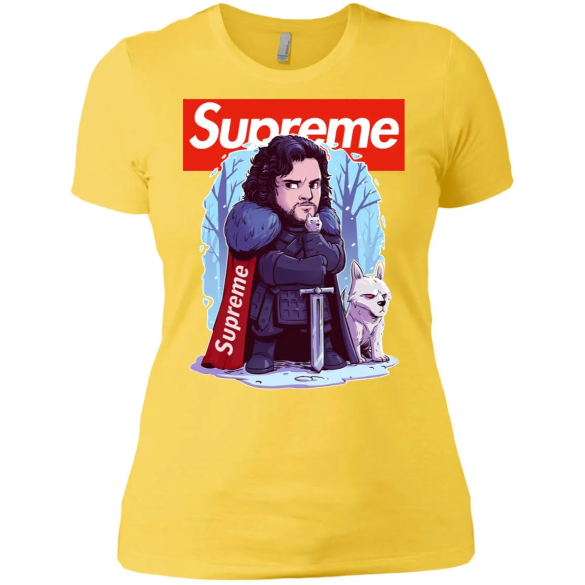 Supreme Game Of Thrones T-shirt Women Cotton T-Shirt