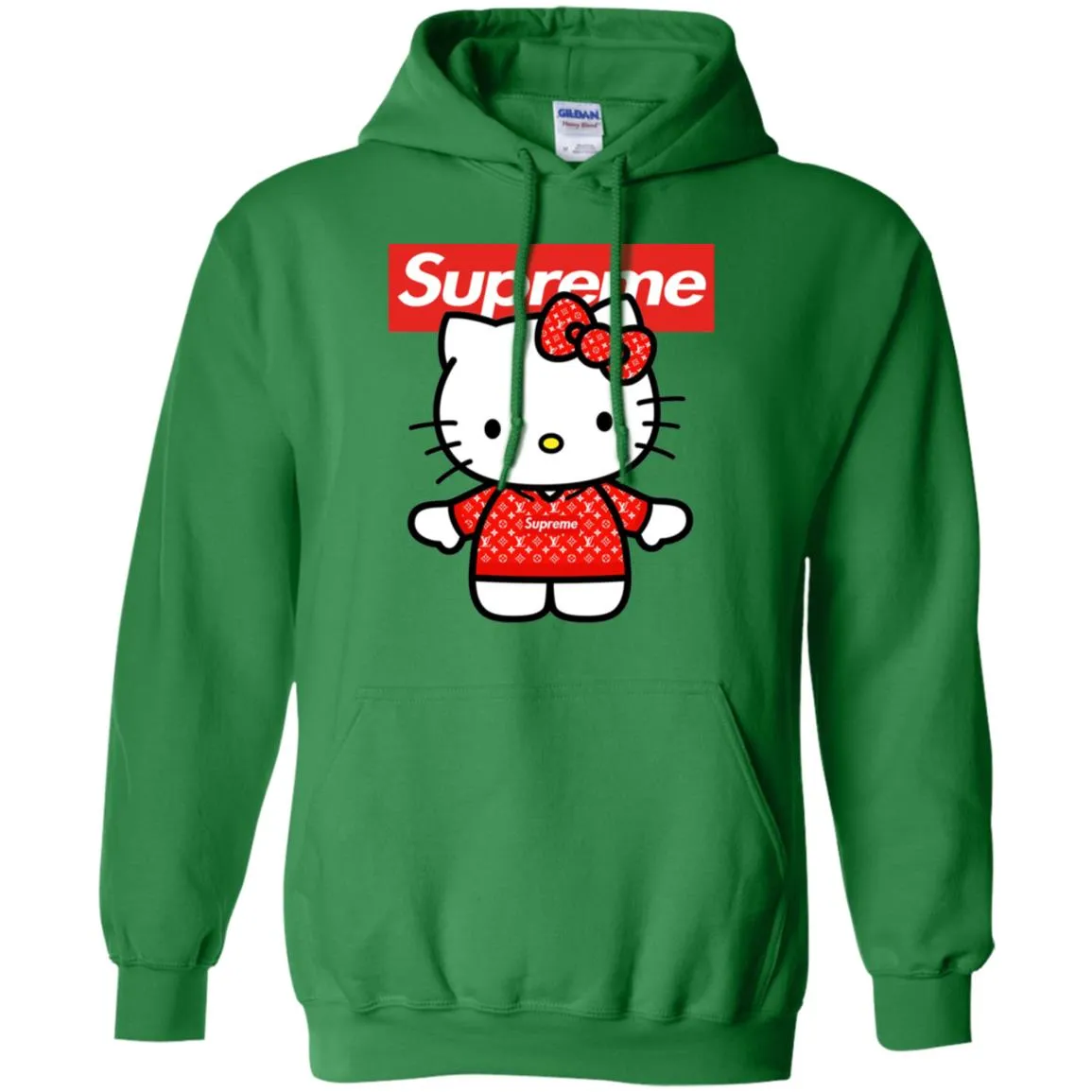 Supreme Hello Kitty Loves T-shirt Pullover Hoodie Sweatshirt