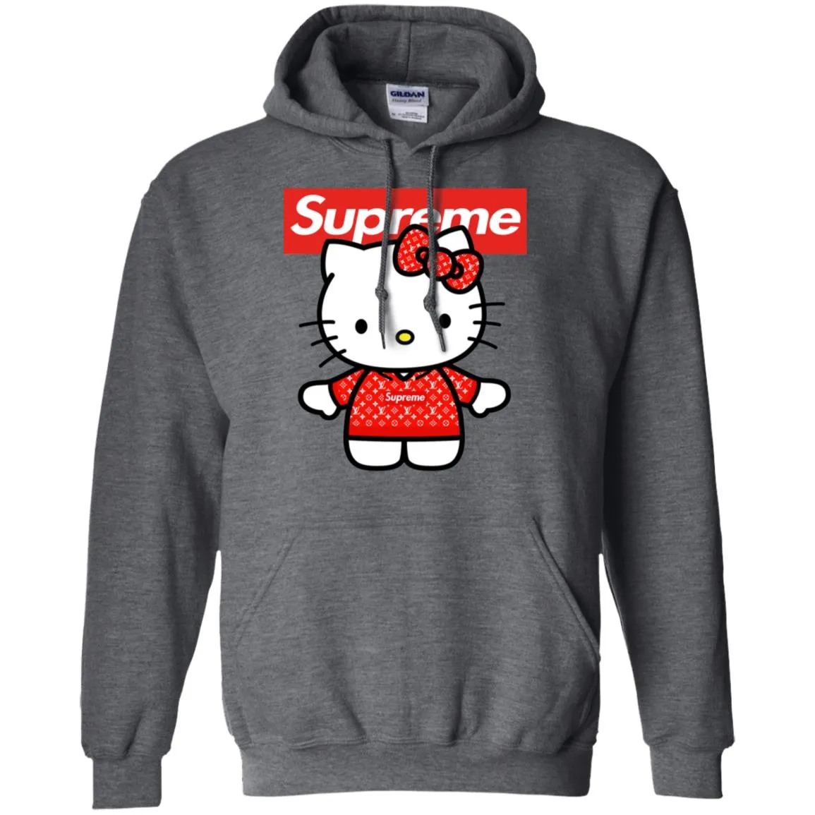 Supreme Hello Kitty Loves T-shirt Pullover Hoodie Sweatshirt