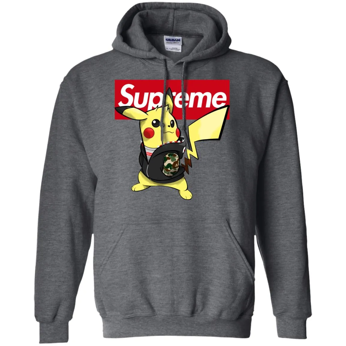 Supreme Pikachu T-shirt Pullover Hoodie Sweatshirt