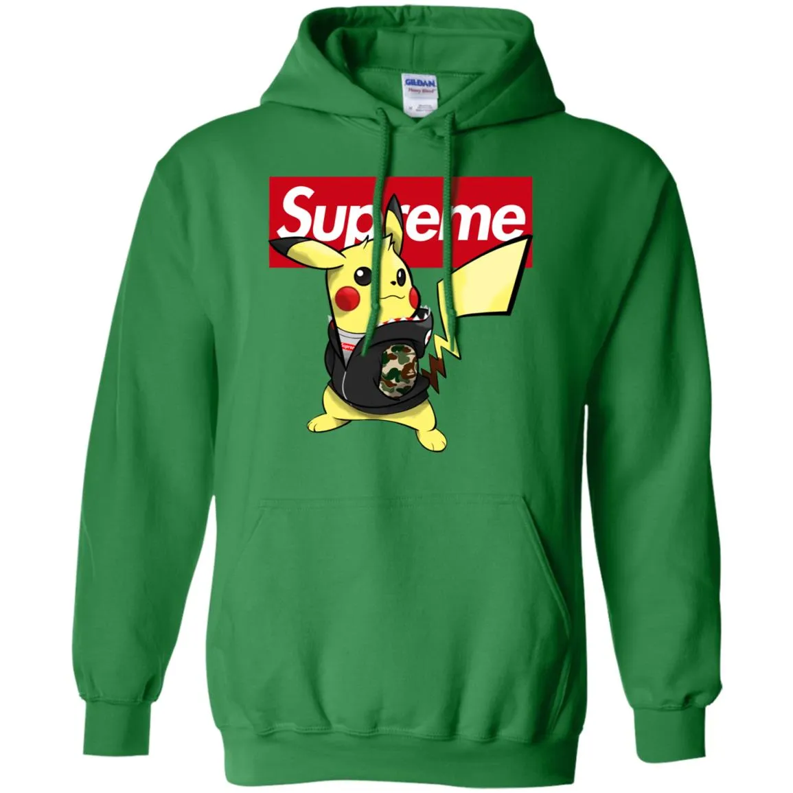 Supreme Pikachu T-shirt Pullover Hoodie Sweatshirt