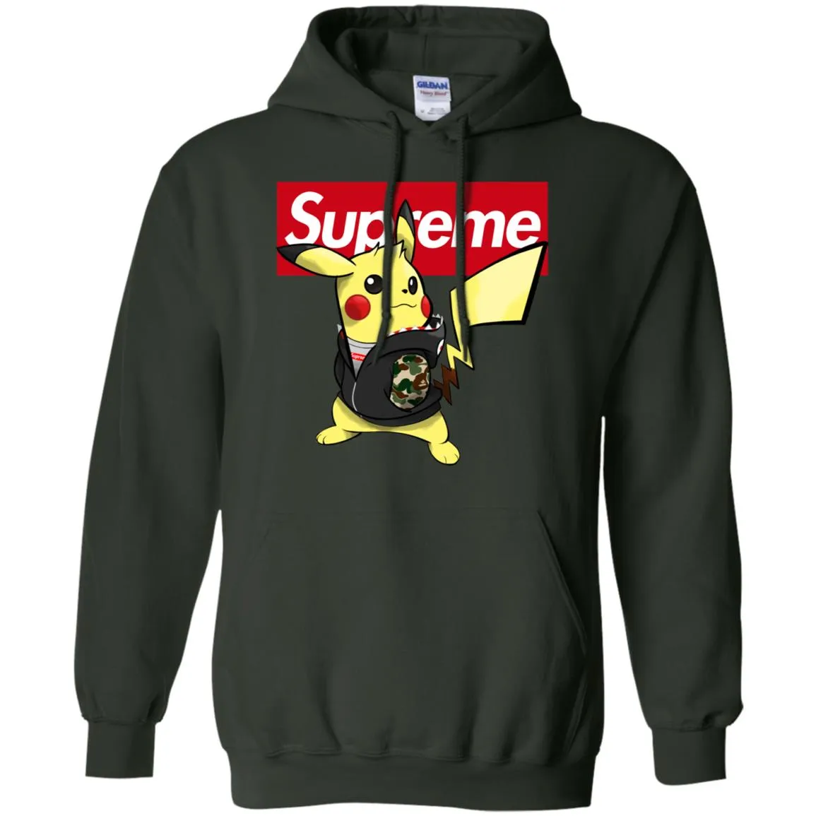 Supreme Pikachu T-shirt Pullover Hoodie Sweatshirt