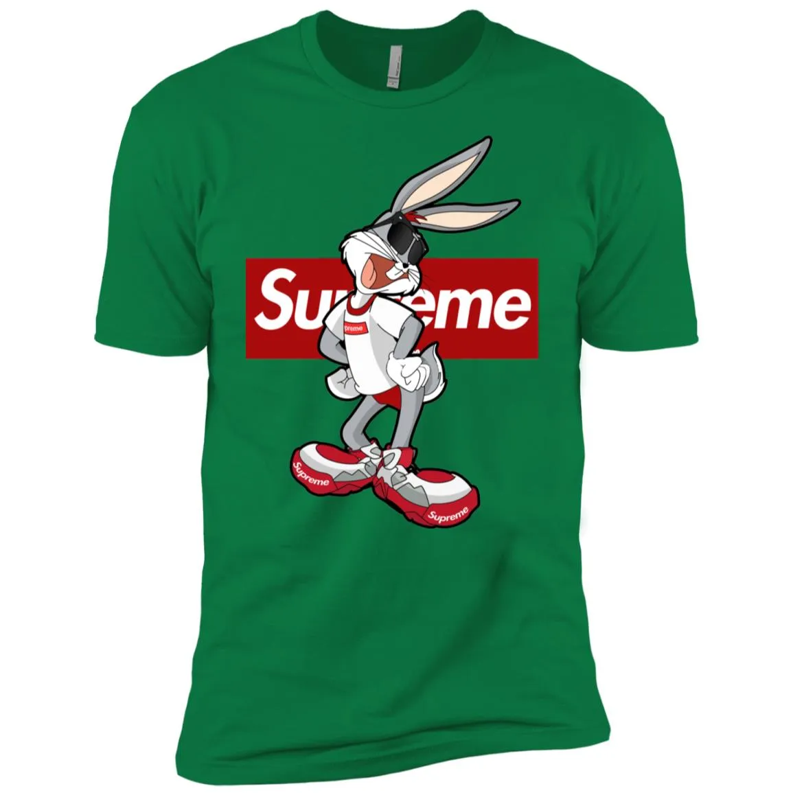 Supreme Rabbit T Shirt Men Short Sleeve T-Shirt