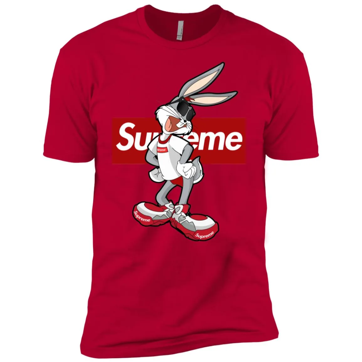 Supreme Rabbit T Shirt Men Short Sleeve T-Shirt