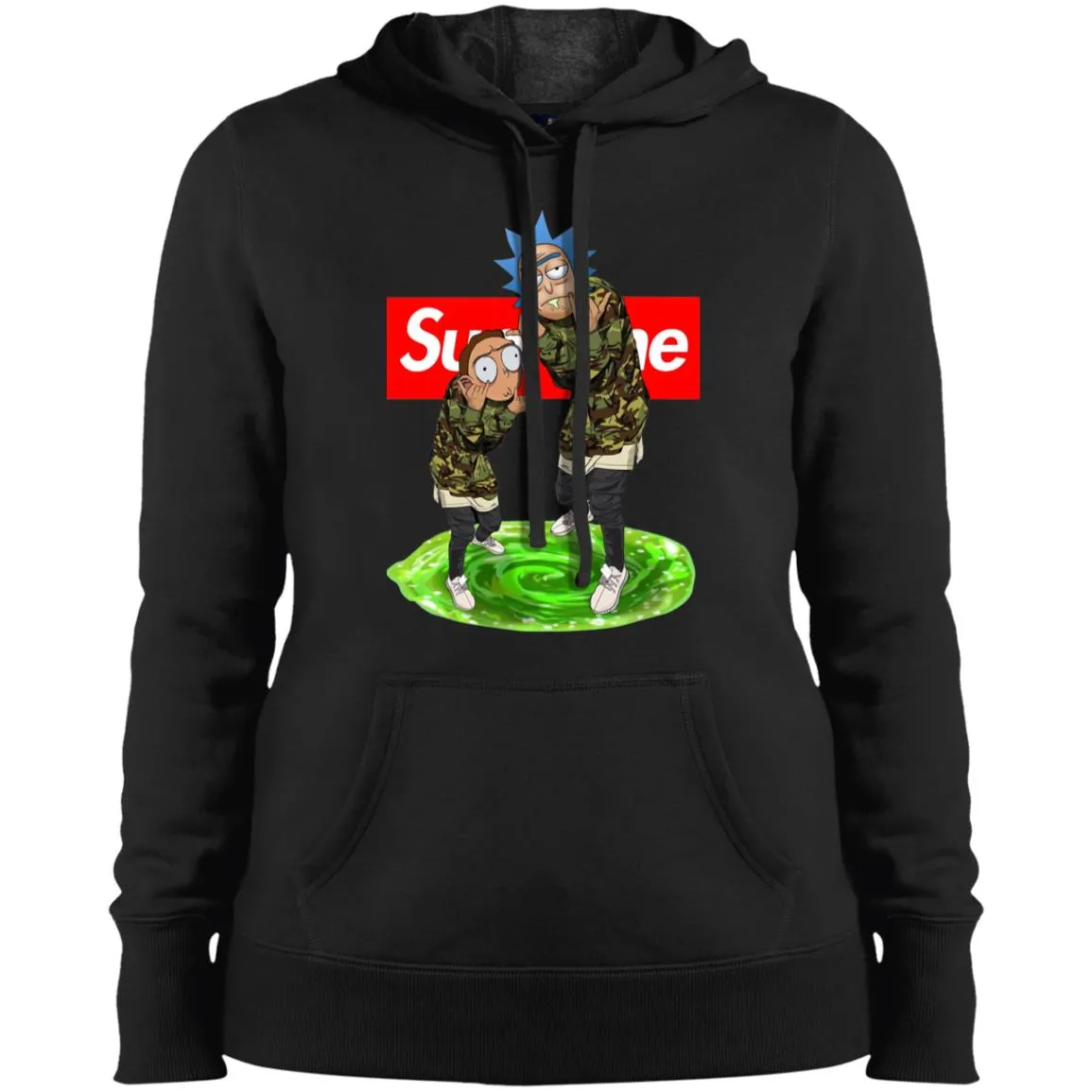 Supreme Rick And Morty Best T-shirt Women Hooded Sweatshirt