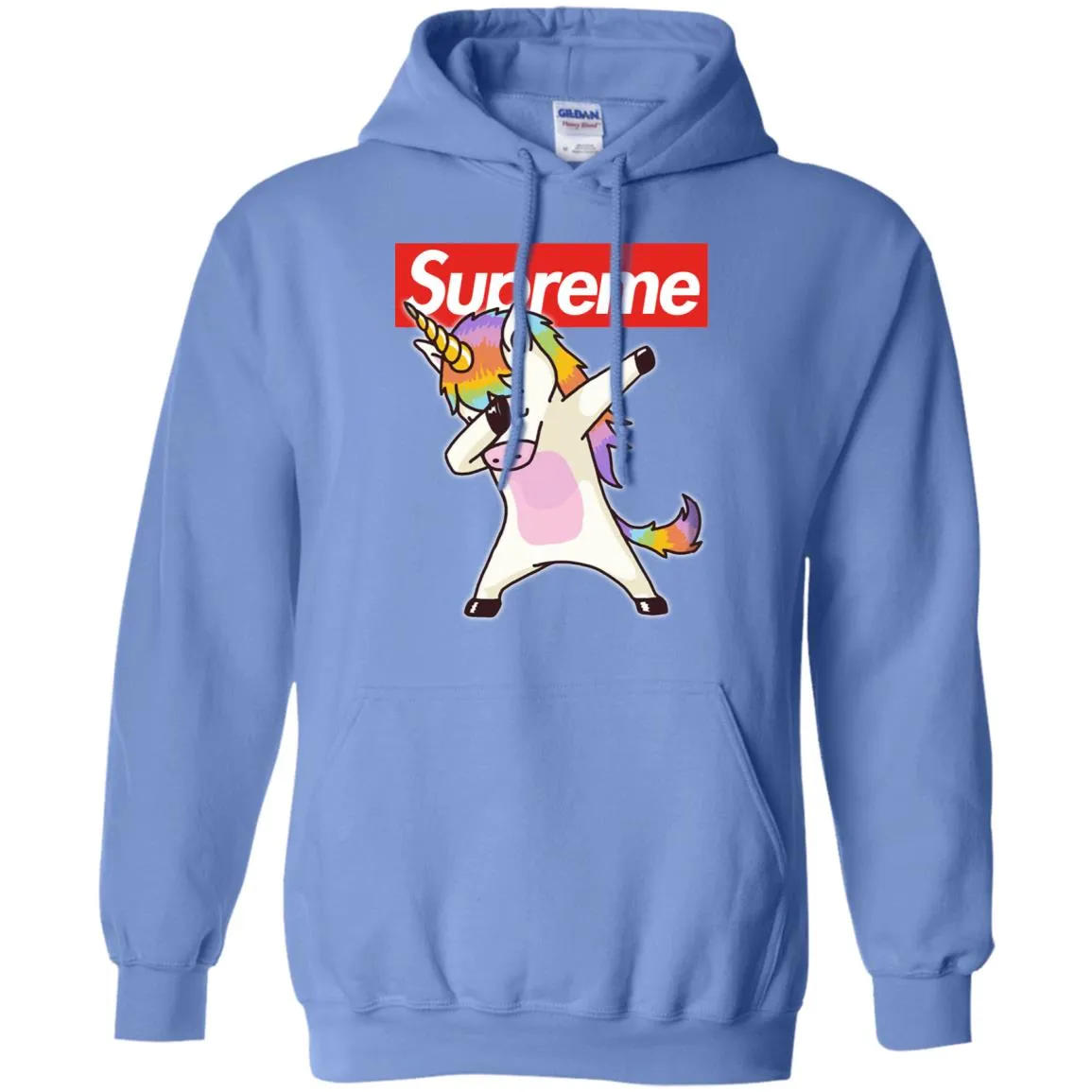 Supreme Unicorn T-shirt Dance Dabbing Unicorn Pullover Hoodie Sweatshirt