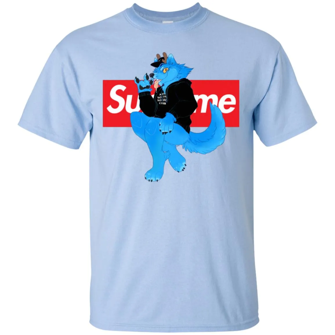 Supreme Woft T-shirt Men Cotton T-Shirt