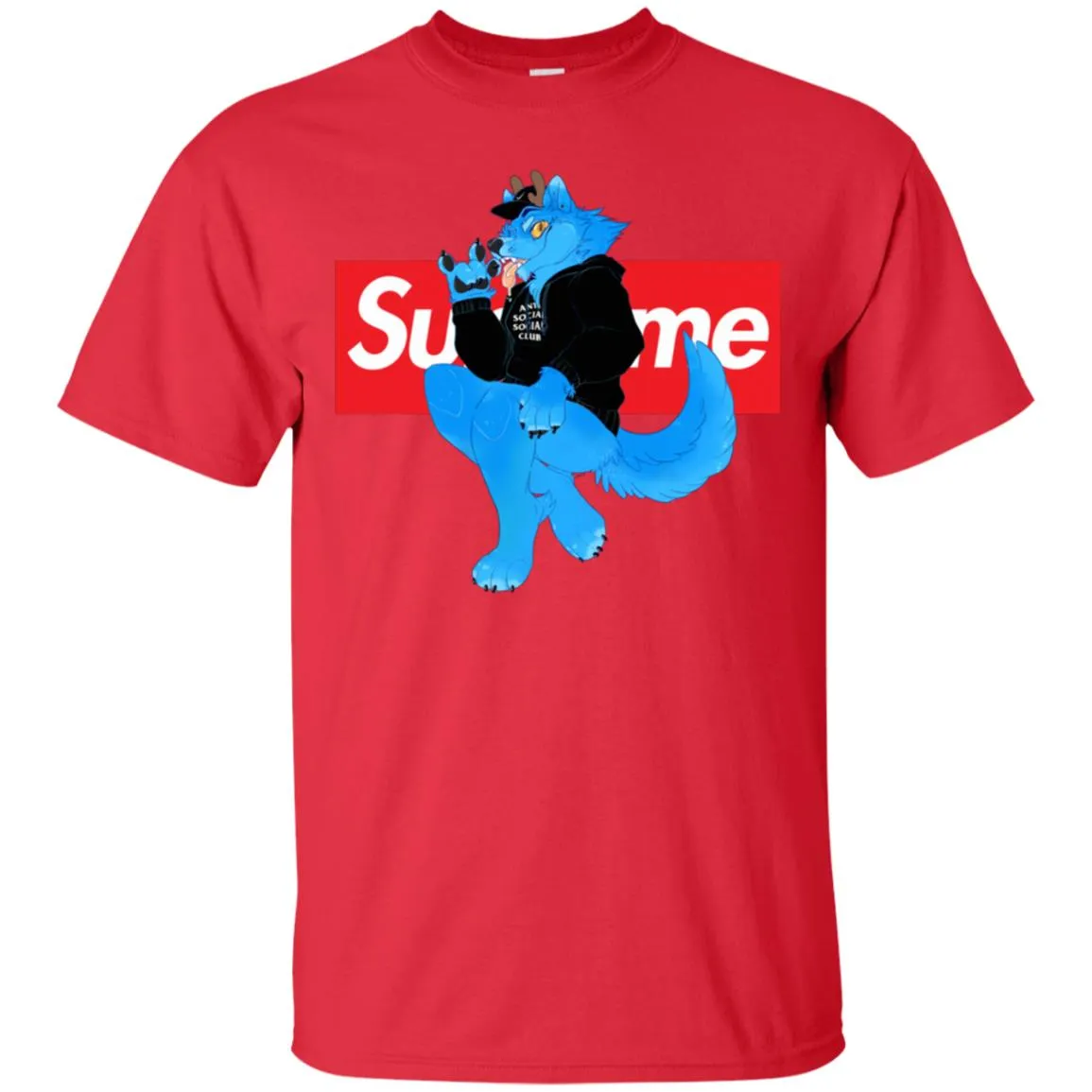 Supreme Woft T-shirt Men Cotton T-Shirt