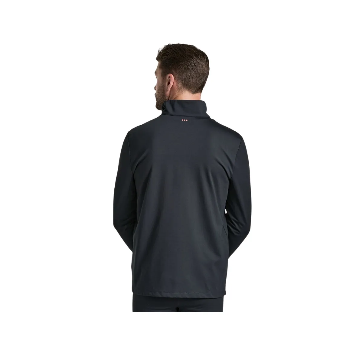 T-Shirt Saucony Solstice Long Sleeve 1/4 Zip Black