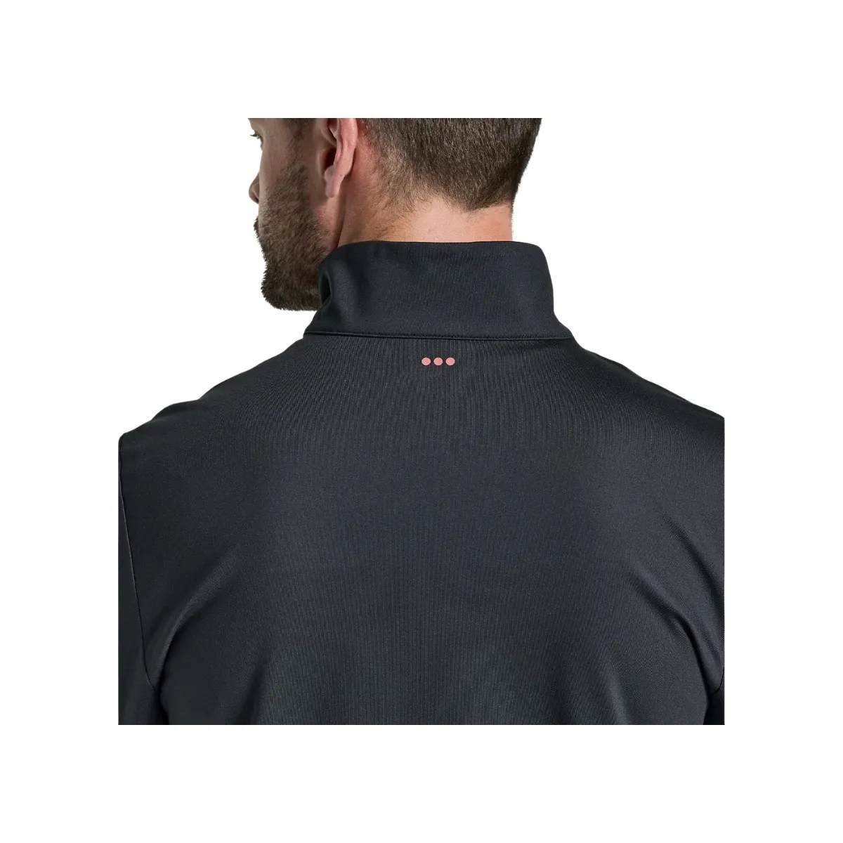 T-Shirt Saucony Solstice Long Sleeve 1/4 Zip Black