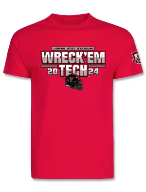 Texas Tech 2024 Official Wreck 'Em Tech Game Day Red T-Shirt