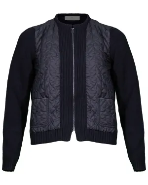 Tonet Quilted Knit Mix Jacket