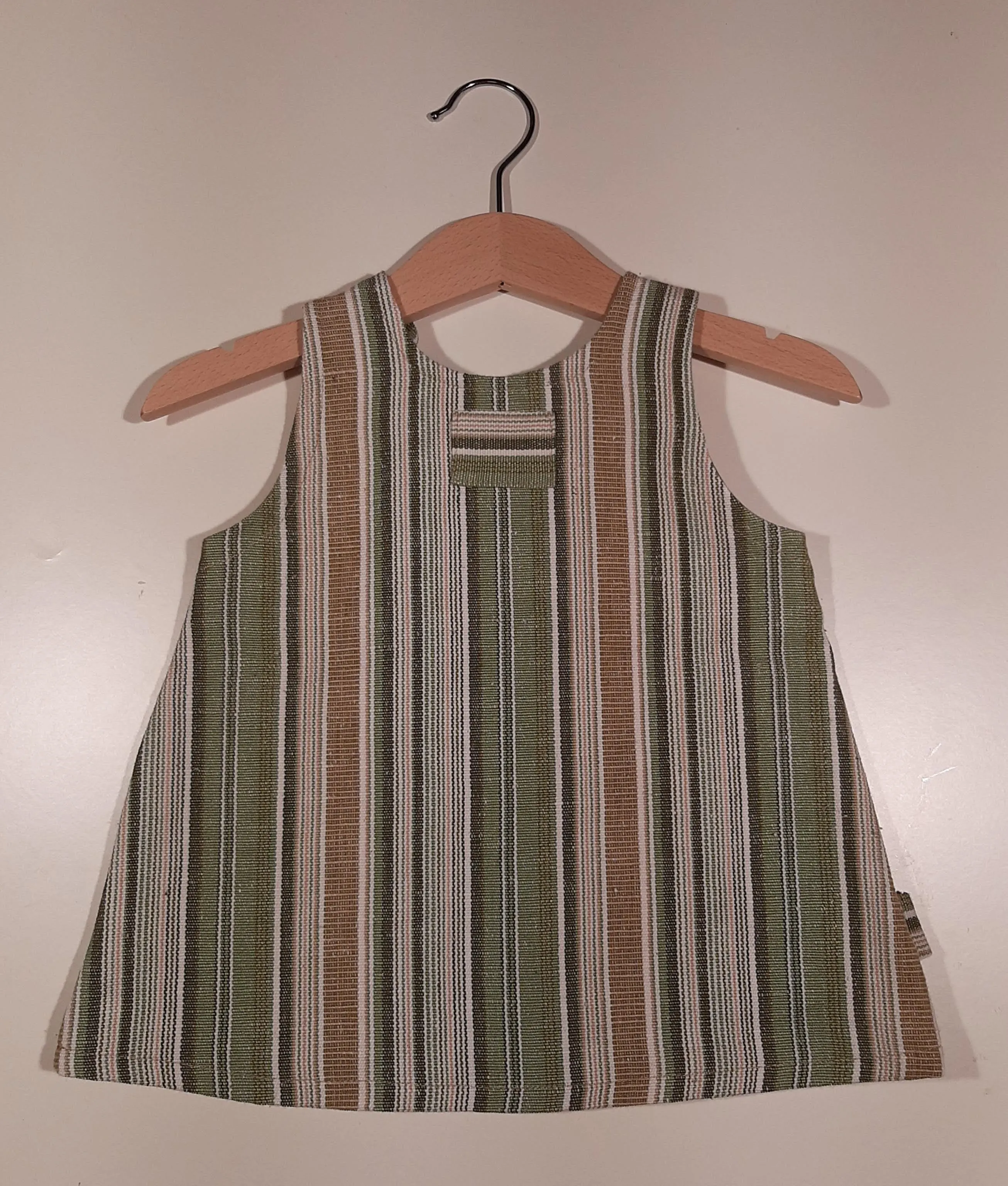 Trapeze Dress in hand woven cotton