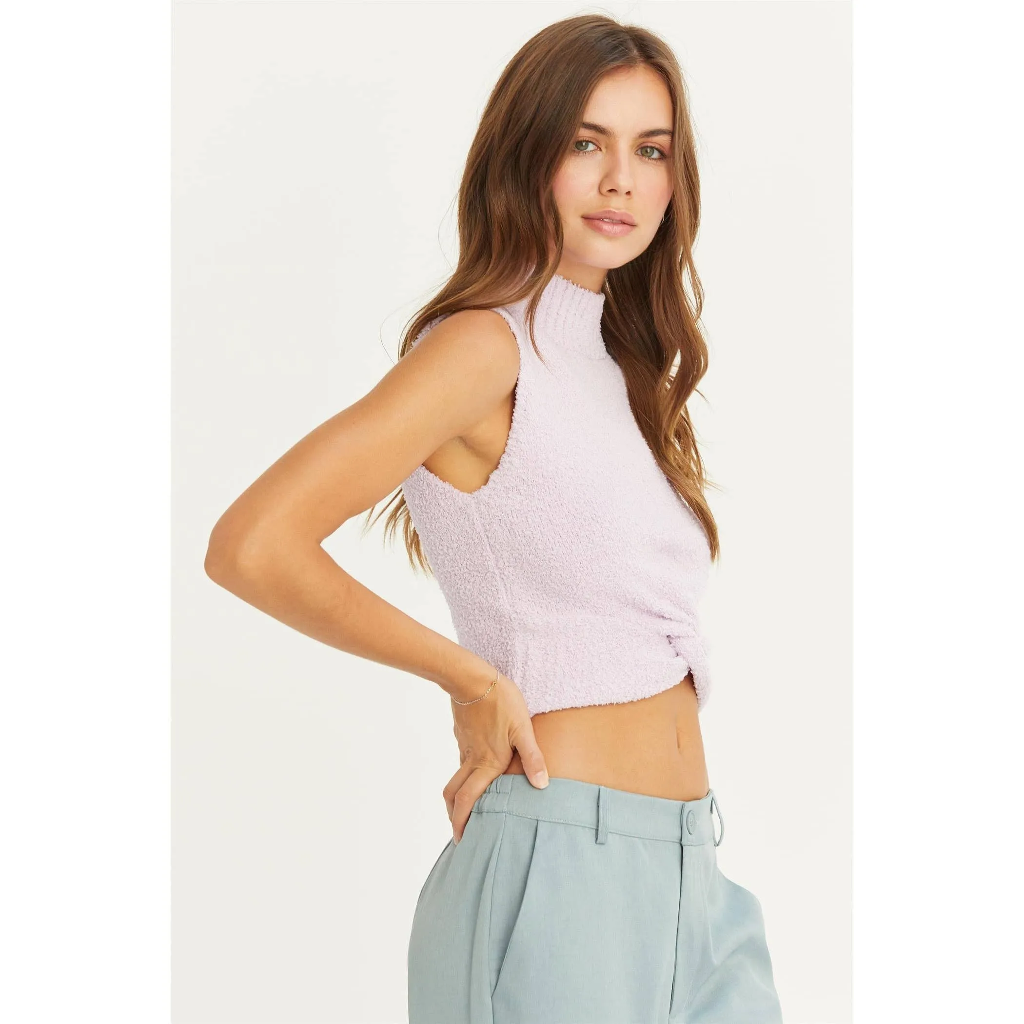 Twisted Lilac Top