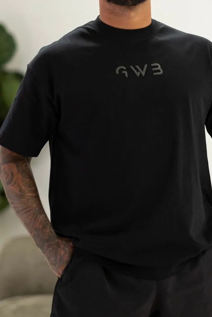 Unisex short-sleeve GWB T-shirt in Black