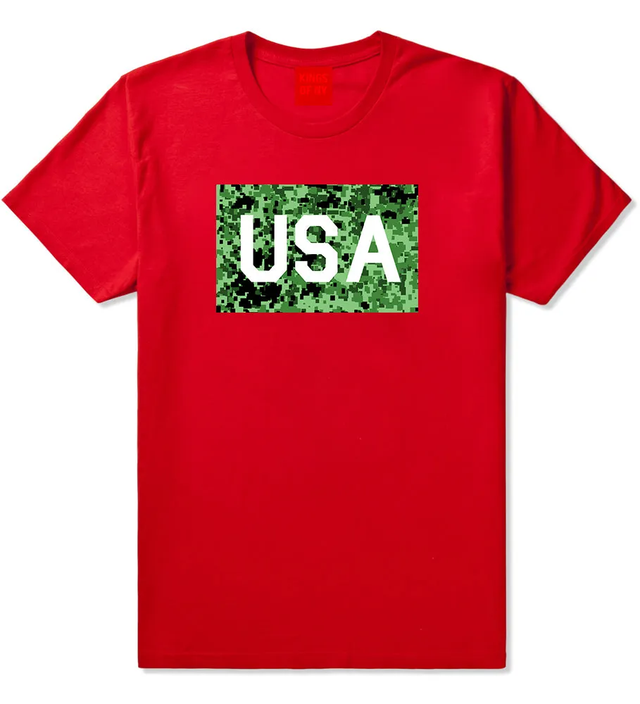 USA Digital Camo Army Mens T-Shirt