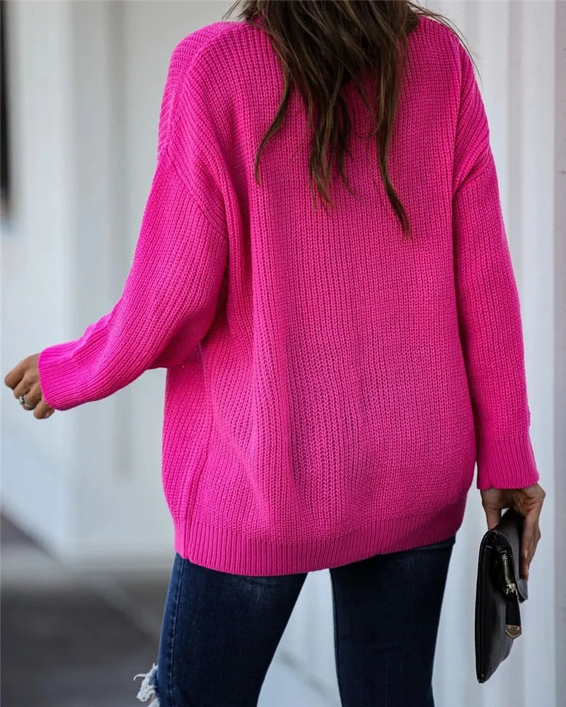 V-Neck Casual Sweater