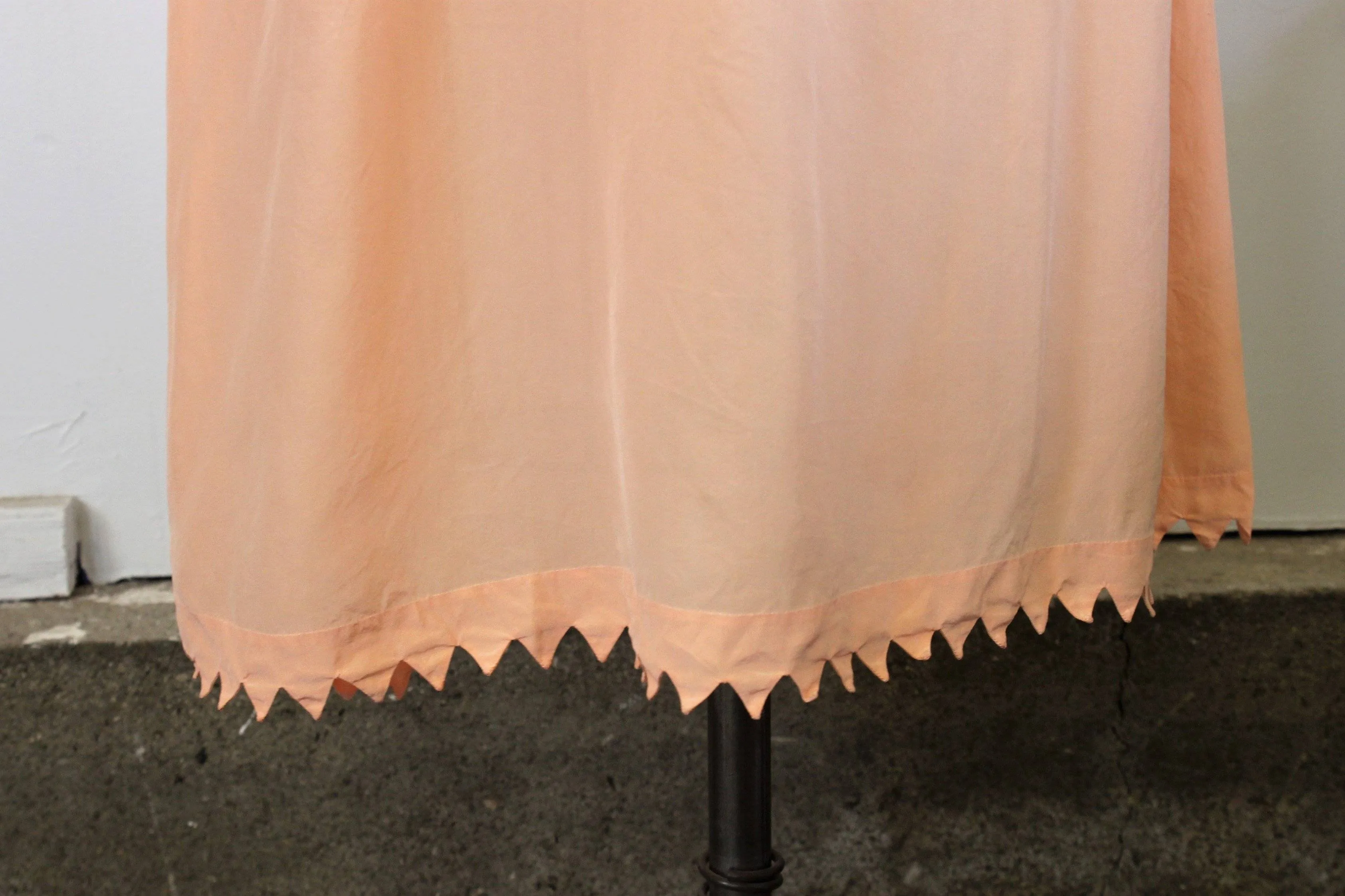 Vintage 1920s Blush Silk Nightgown