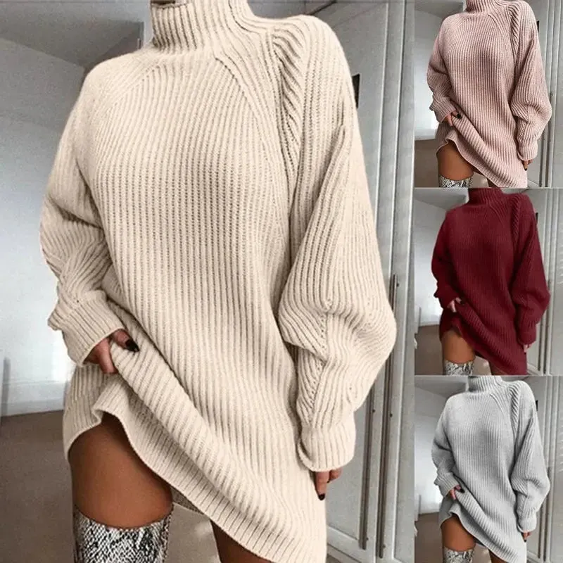 Warm Women Sweater Dress