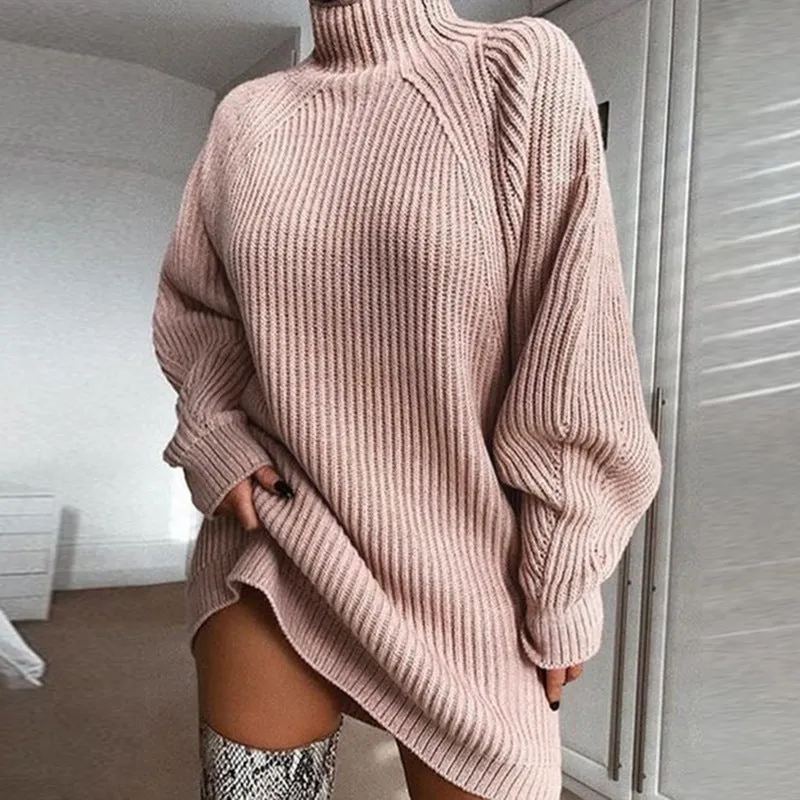 Warm Women Sweater Dress