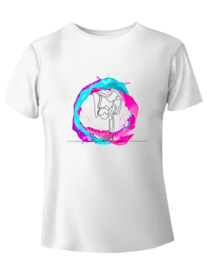 Watercolor ginnasta t-shirt