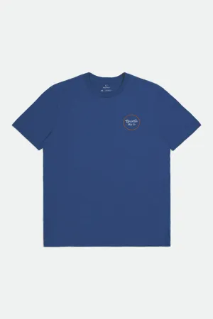 Wheeler II S/S Tailored Tee - Marine Blue