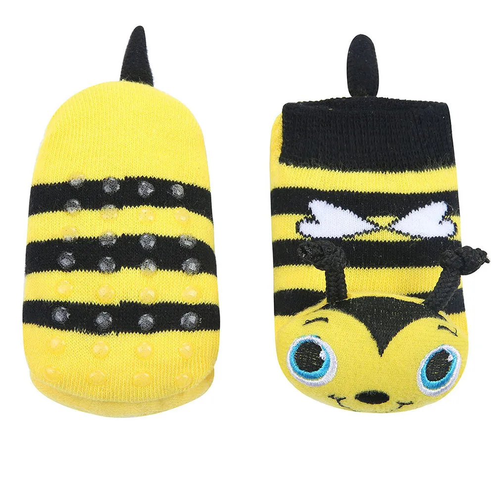 Wild Habitat Baby Non-Slip socks-Bumblebee Pattern