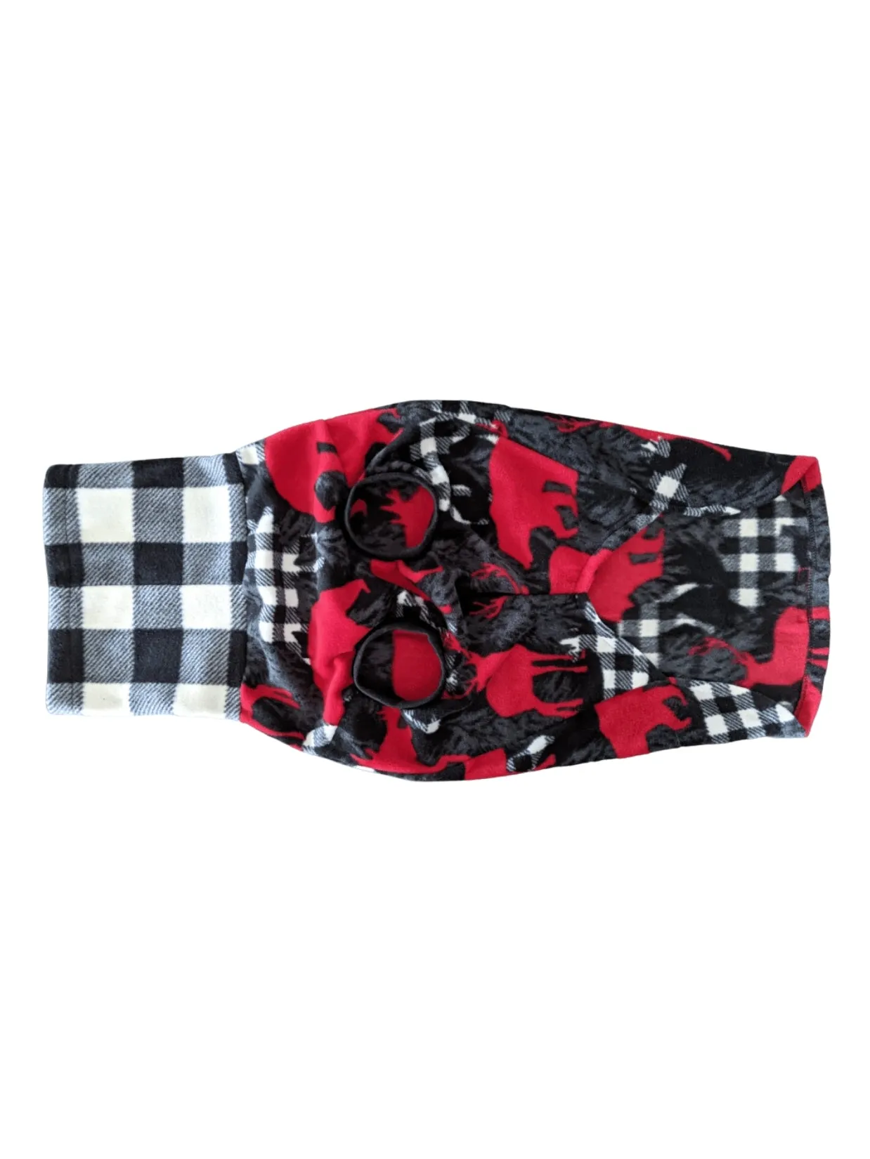 Wildlife & Buffalo Plaid Dog Sweater