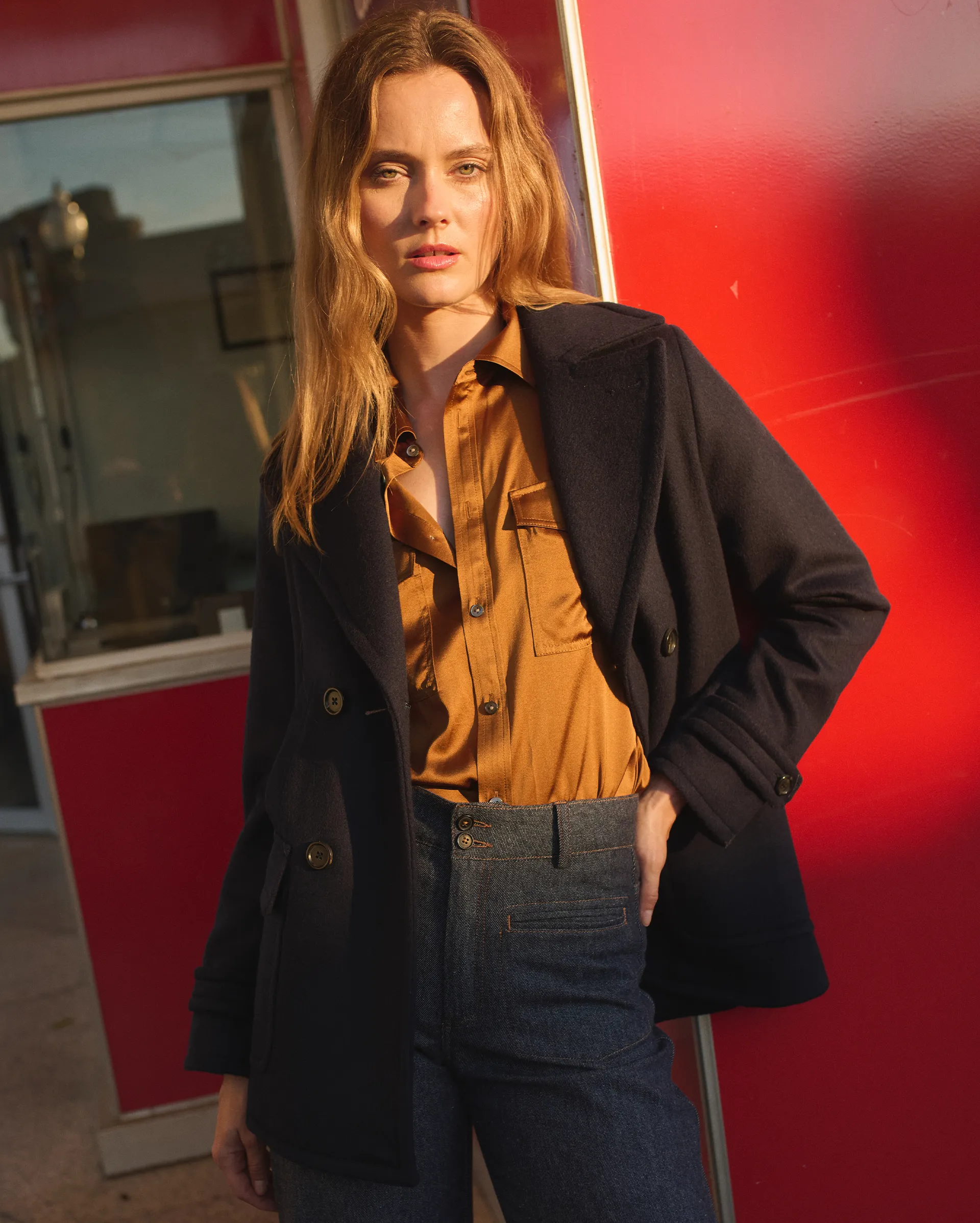 Women's Bond Peacoat