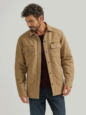 Wrangler Quilted Reversible Men's Jacket Tan