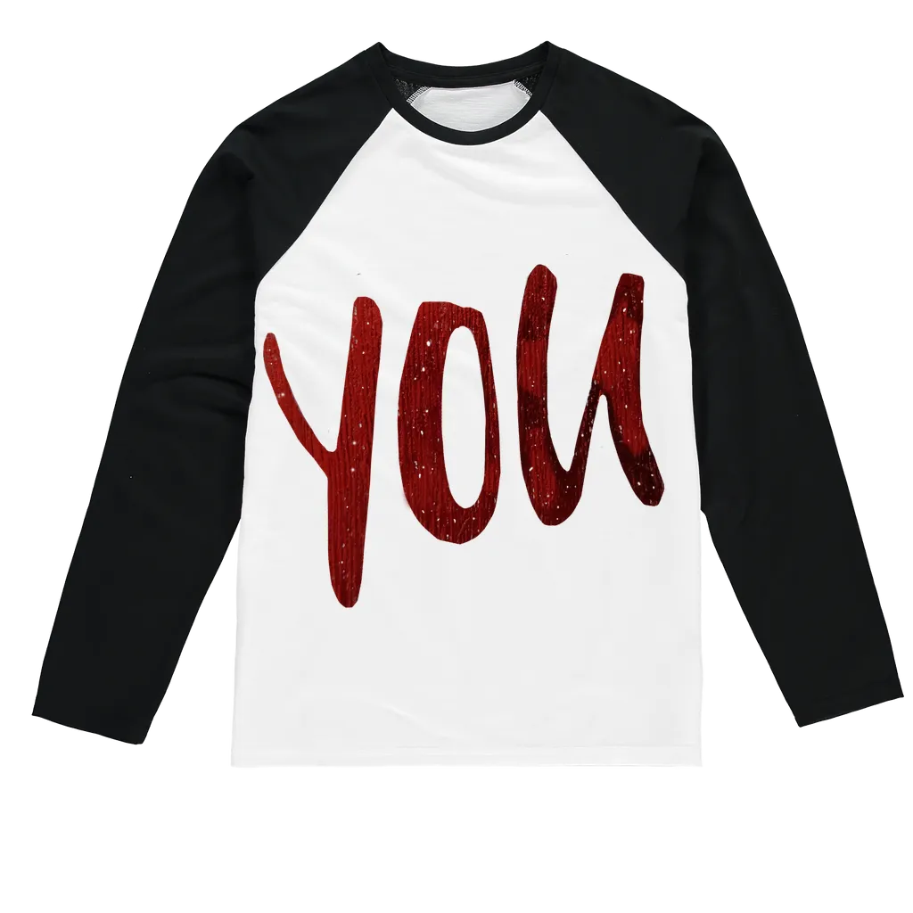 You Sublimation Baseball Long Sleeve T-Shirt